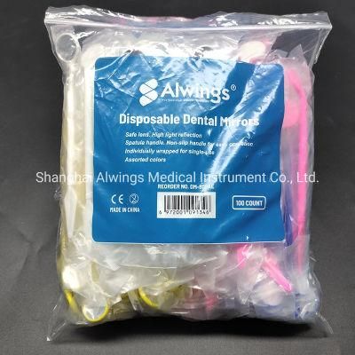 Dental Instruments Dental Disposable Mirror with Single Bag Packed