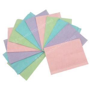 Colorful 3-Ply Patient Surgical Consumable Medical Disposable Dental Bibs