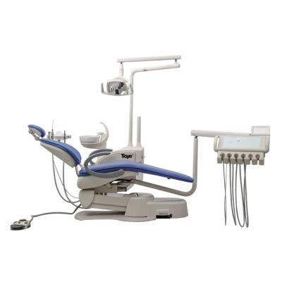 Popular Factory Dental Chair Integral Dental Unit with Colorful Real Leather