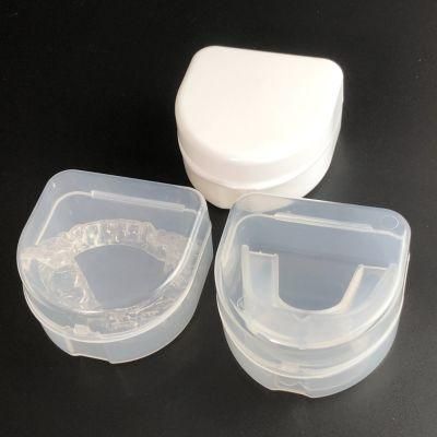Oral Hygiene Mouth Guard Aligner Plastic Dental Box Container