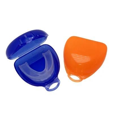 Sports Boxing Plastic Dental Mouth Bite Guard Night Guard Storage Container