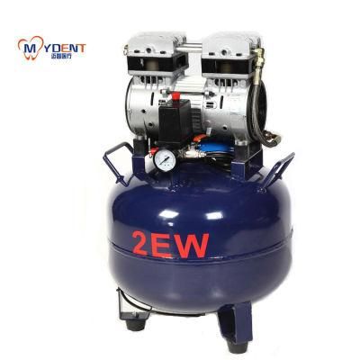 Dental Equipment One for Two Silent Dental Oil Free Air Compressor