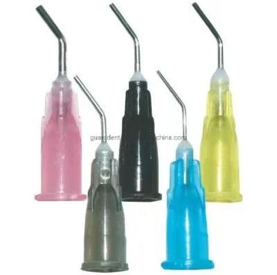 Disposable Irrigation Dental Flow Needle Prebent Needle Tip