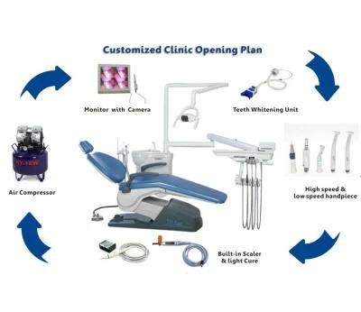 Dental Chair Dental Materials Promotional Economical Cheap Dental Clinic Opening Package Dental Unit