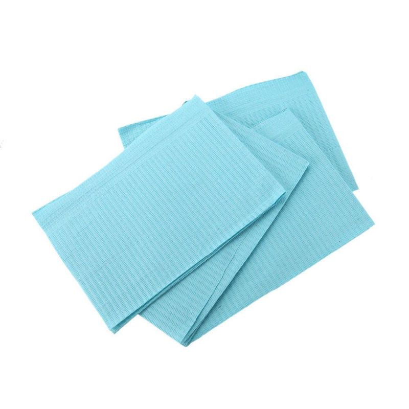 Disposable Dentist Roll Manufacturer Blue Dental Bib for Personal Protection