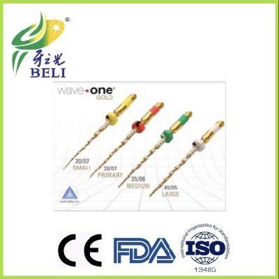 2021 Heat Activation Gold Wave Rotary Endo W Files for Dental One File System