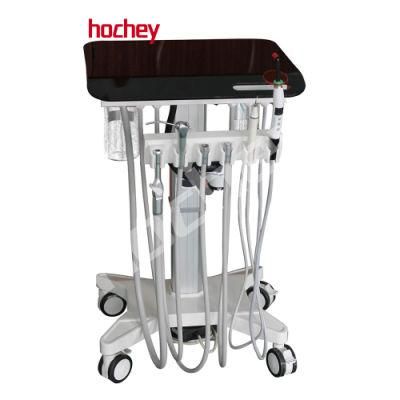 Hochey Medical Equipment High Volume Suction Portable Mobile Dental Unit Whitening Machine with LED Curing Light