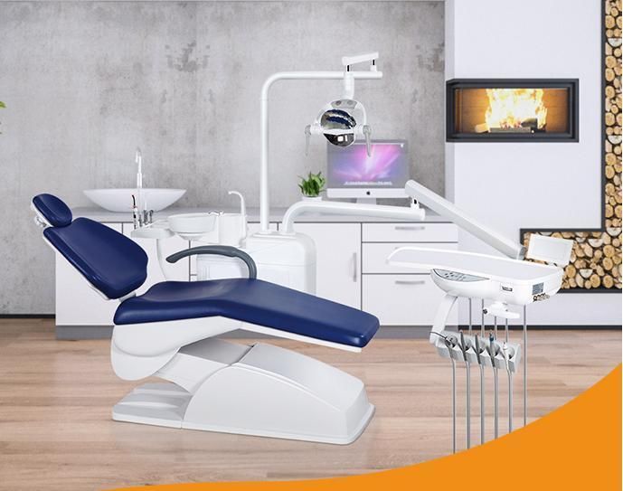 Dental Chair Unit with LED Sensor Light Lamp Dental Handpiece