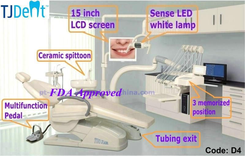 Foshan Manufacturer Top Mounted Dental Chair Dentist Chairs Unit