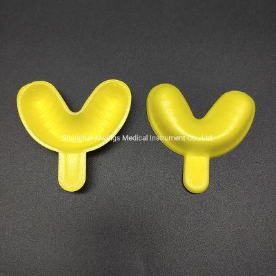 Disposable Single Arch Yellow Fluoride Foam Tray
