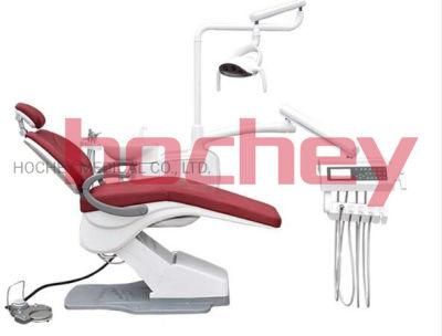 Hochey Medical Factory Manufactured Promotion Dental Unit Chair with LED Light