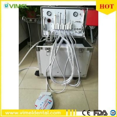 Mobile Portable Dental Unit with Air Compressor