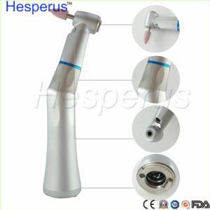 Dental Slow Speed Contra Angle Handpiece Inner Water Sprays Blue Ring 1: 1 with Fiber Optic Fit for Kavo