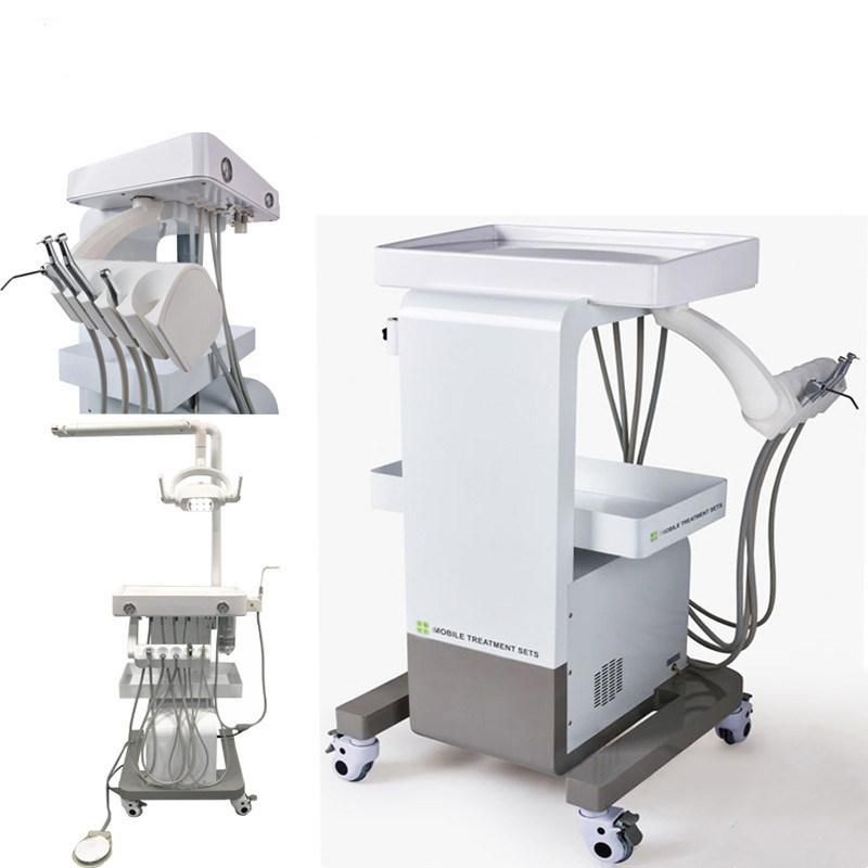 Portable Trolley Dental Unit Dental Cart Instrument Mobile Turbine