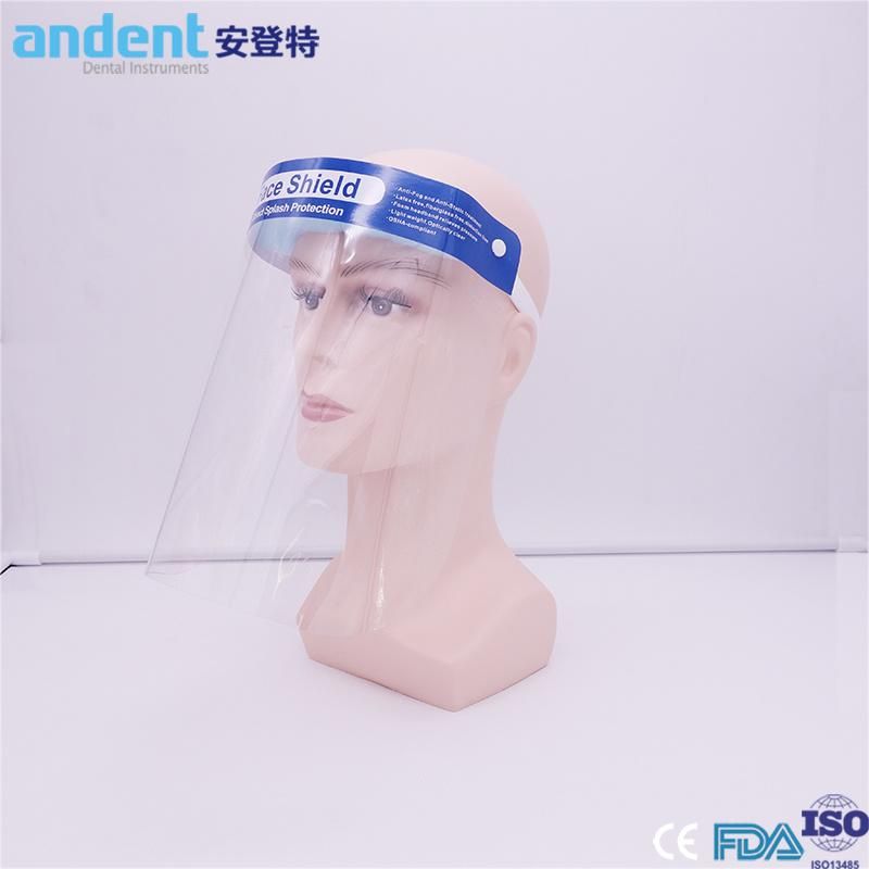Plastic Clear Pet Face Shield of Dental Material