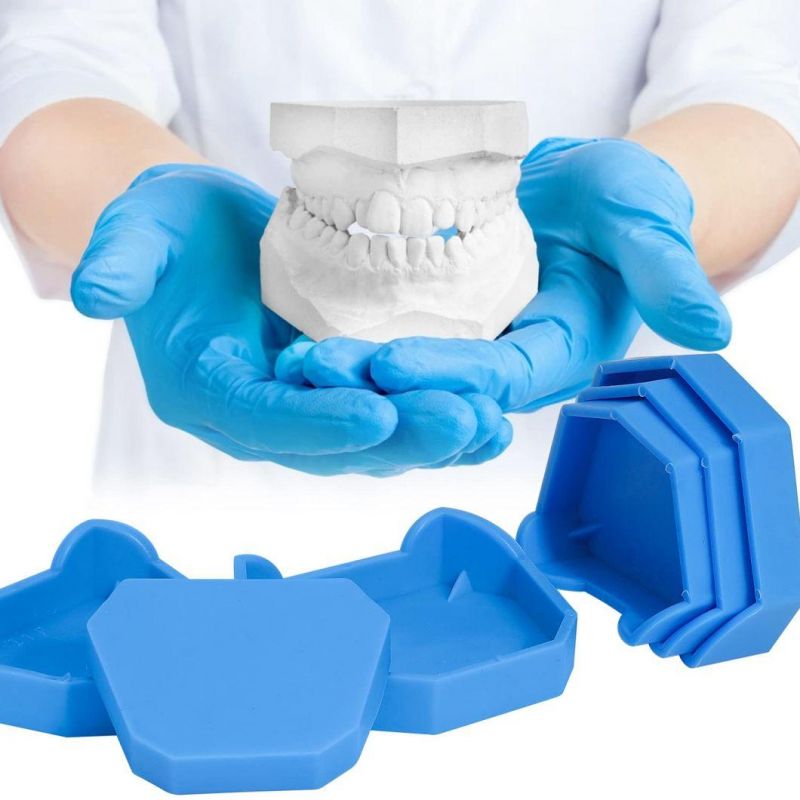 Dental Impression Tray Base Blue Color Denture Material