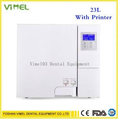 Dental Autoclave Steam Sterilizers Equipment 23L with Printer