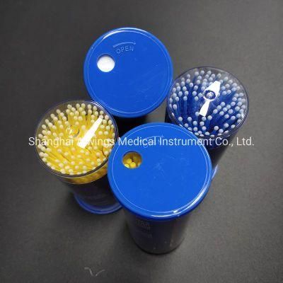 Dental Products Dental Disposable Micro Applicator with Plastic Bottle and screw Cap