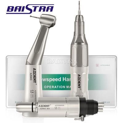New Design Low Speed Dental Handpiece Kit Contra Angle Straight Air Motor
