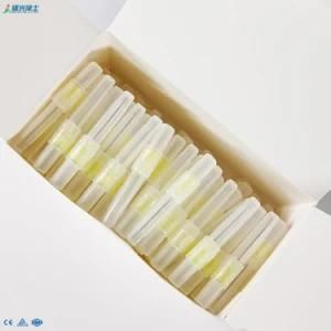 High Quality Irrigation Injection Sterile Medical Disposable 25g 27g 30g Dental Needle
