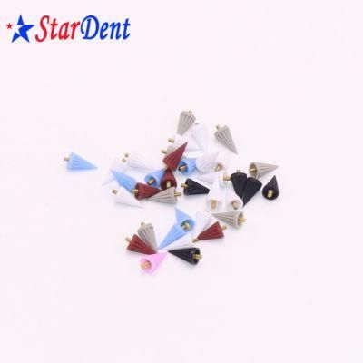 Contra Angle Use Colorful Dental Silicone Rubber Prophy Cup