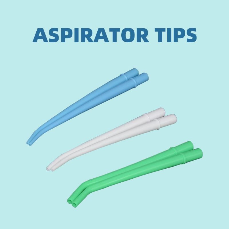 Disposable Colorful Dental Surgical Aspirator Tips Autoclavable 1/4" Hve Suction Tips Oral Evacuator Tips Saliva Ejector