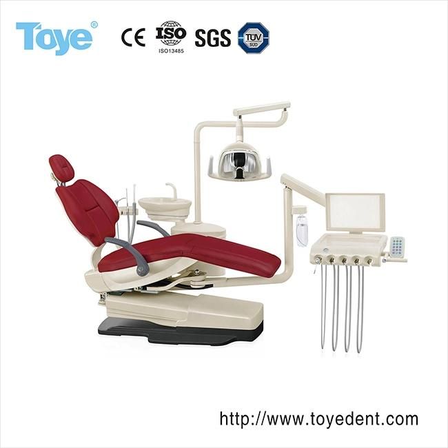 Luxury PU Cushion Ergonomic Dental Chair Units AC110V / 50Hz