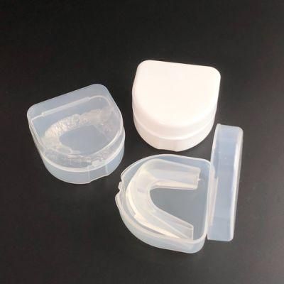 Portable Plastic Dental Retainer Orthodontic Invisible Braces Box