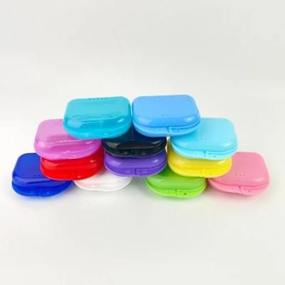 Plastic Denture Storage Box Membrane Transparent Tooth Case