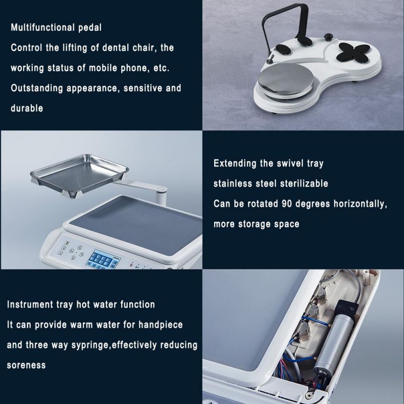 High Intelligent Clinic Dental Unit Imported LED Lamp Self-Dinsinfection Dental Chair