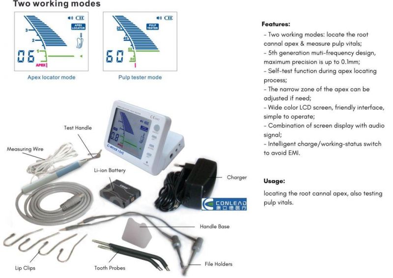 Accurate Endodontic Root Canal Finder with CE Certificates