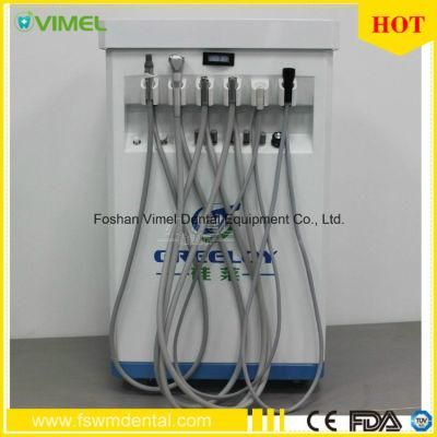 Portable Delivery Treatment Cart Dental Unit with Compressor