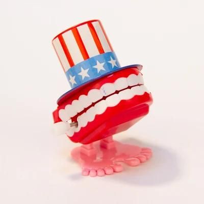 Novelty Children Plastic Wind up Chatting Teeth Kids Toy