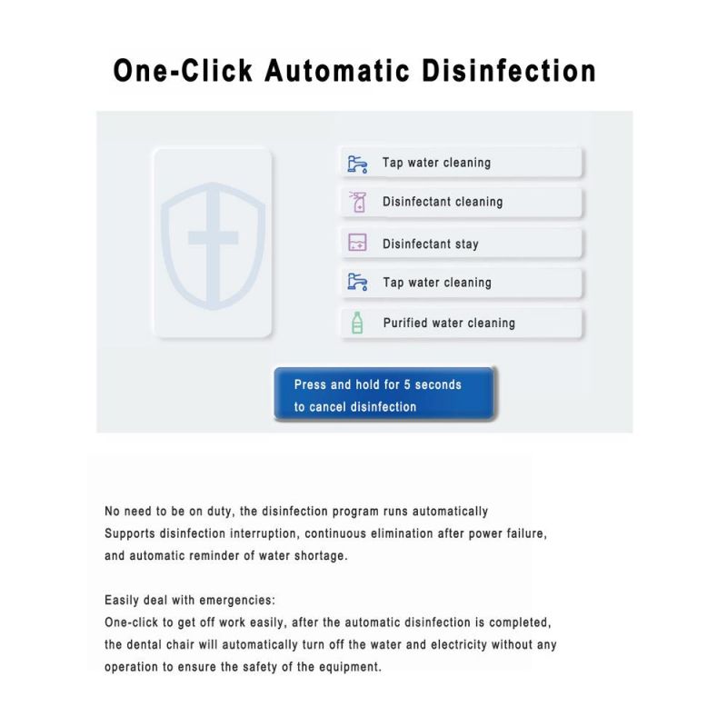 Innovative Digital Intelligent Disinfection Precise Treatment Dental Chair