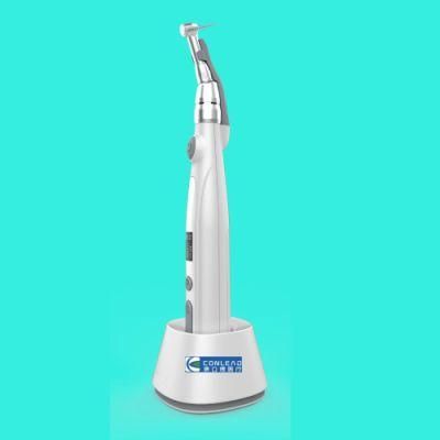 Professional Dental Root Canal Endo Motor Handpiece, with 16: 1 Detachable Mini Contra-Angle Head and Six Angle Rotation
