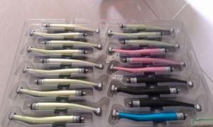 Color Dental Standard Push Button Anti-Retraction High Speed Handpiece