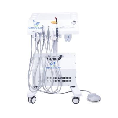 Dental Clinic Dental Cart Unit with Dental Air Compressor