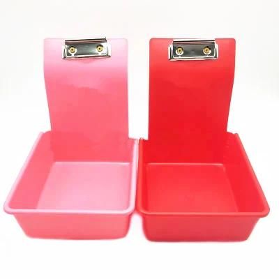 Colorful Plastic Dental Lab Work Pans with Clip