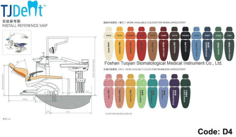 Professional Dentists Good Quality Medical Equipment Dental Chair