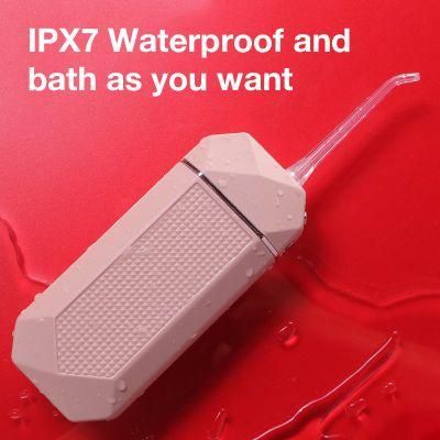 Portable and Rechargeable Ipx7 Waterproof Cordless Water Flosser