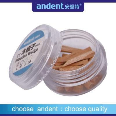 Wooden Dental Wedge with Smooth Round Edge Having Four Sizes