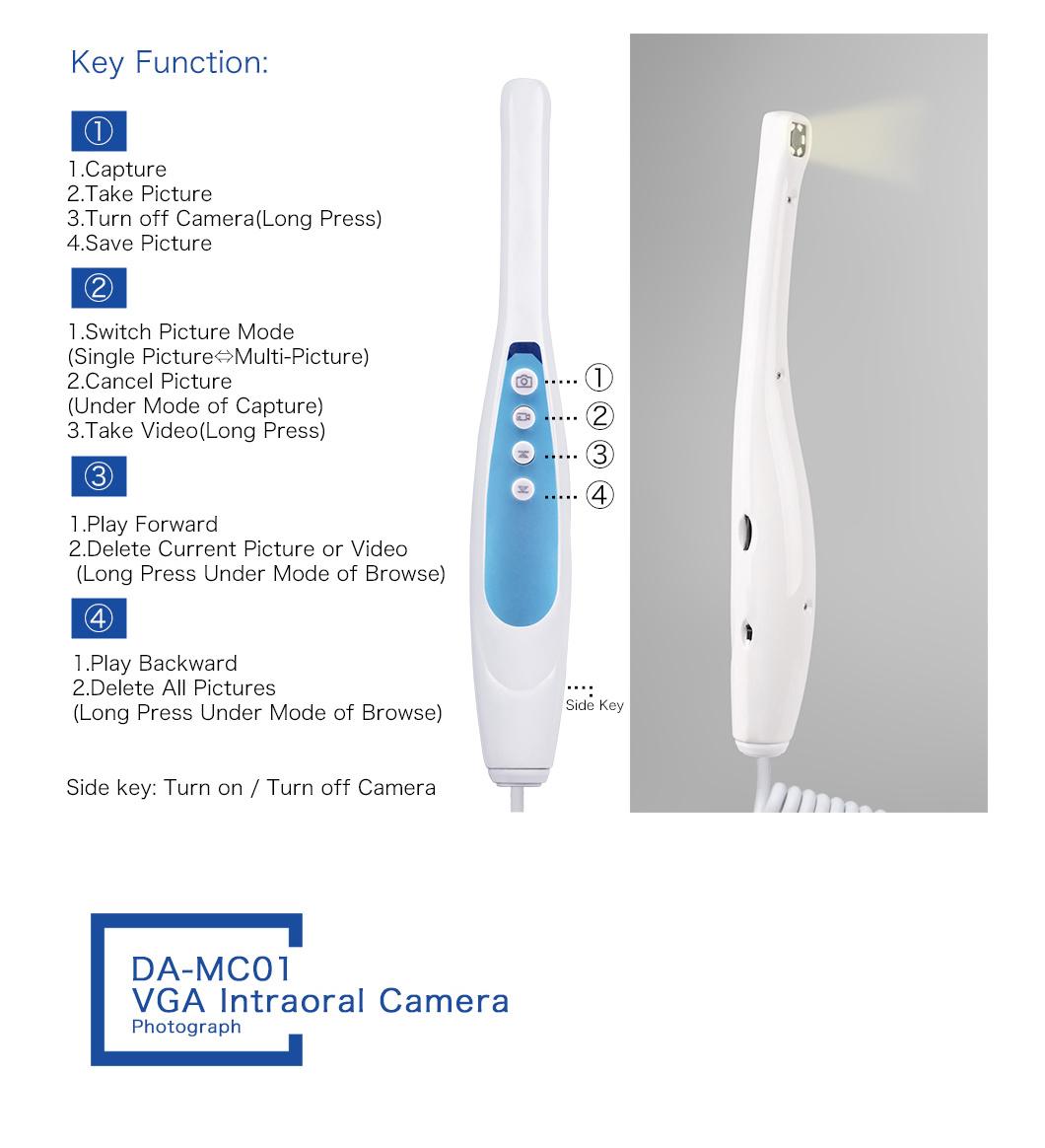 17inch LCD Monitor 10 Megapixels High Definition Dental Digital Viewer Intraoral Camera VGA Connection Endoscrope with Multimedia