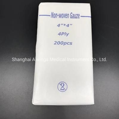 Disposable Non Woven Gauze Pads Non Woven Gauze Sponges for Blood Stopping