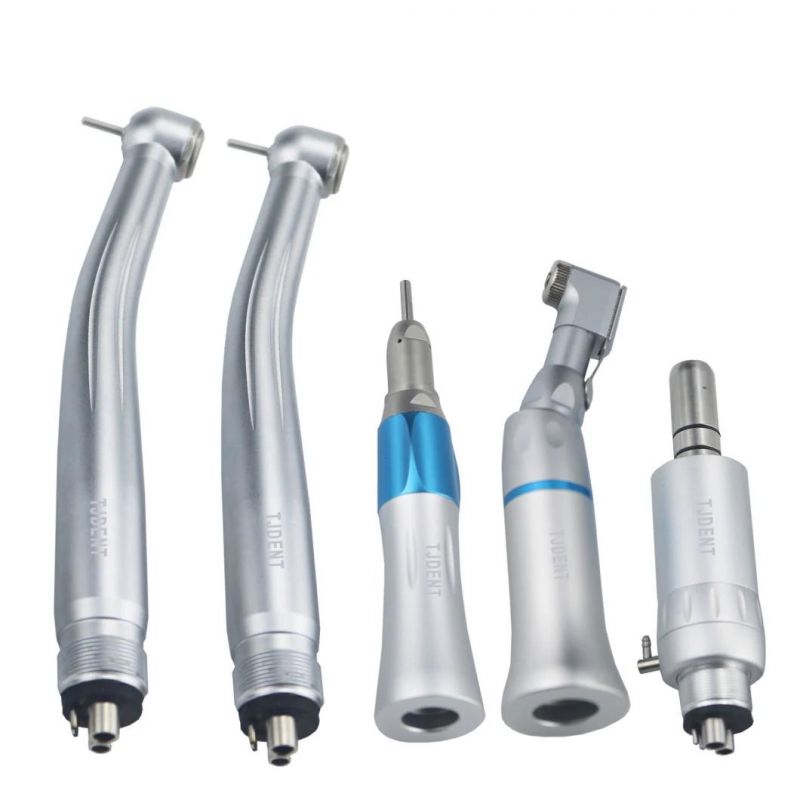 External Low Speed Contra Angle Handpiece High Speed Turbine Dental Medical Instrument Handpiece Set