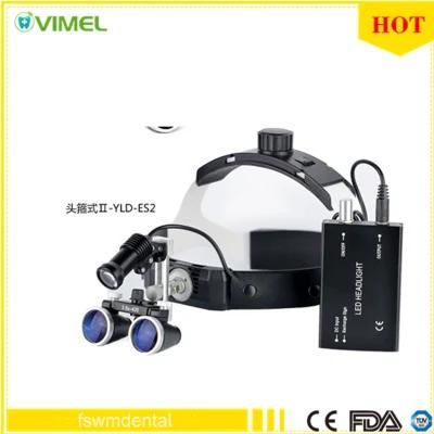 Dental Binocular Loupes with LED Headlamp Medical Lab Equipment