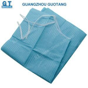 Patient Waterproof Disposable Tissue/Dental Bibs with Tie