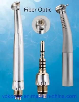 Dental Fiber Optic Turbine Push Handpiece with Quick Coupling