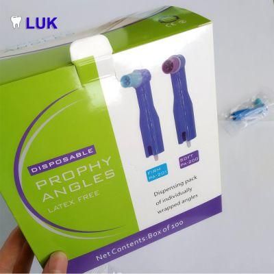 Dental Product Supply Disposable Prophy Angle with Cups