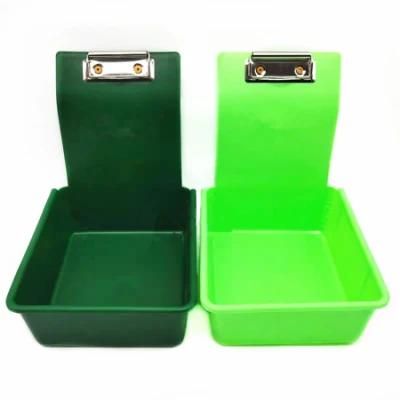 Colorful Dental Lab Work Pans with Clip Holder Working Case Pan Tray