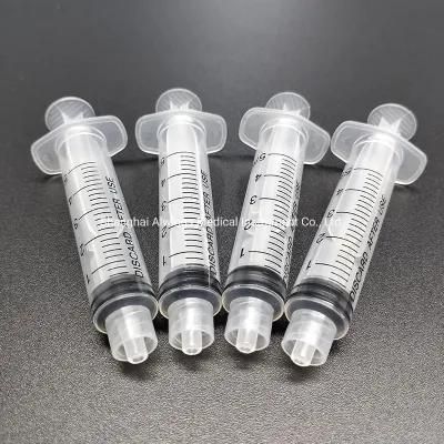 Luer Lock Slip Disposable Syringe for Dental and Medical Using